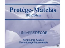 Lot De 2 Protèges Matelas Imperméable, Absorbant Et Anti-acariens 180 X 200 Cm King Size -Herman Miller Magasin linge de lit 13309629