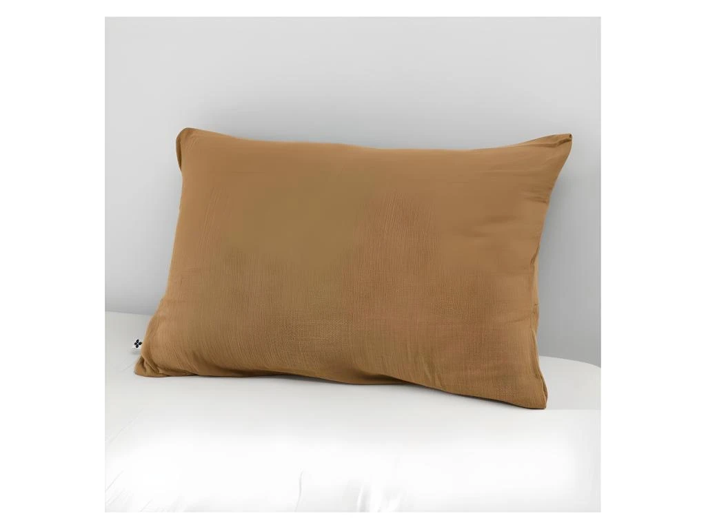 Taie D'oreiller "Gaze De Coton" - Gaïa Camel - 50 X 70 Cm 1 Taie D'oreiller "Gaze De Coton" - Gaïa Camel - 50 X 70 Cm