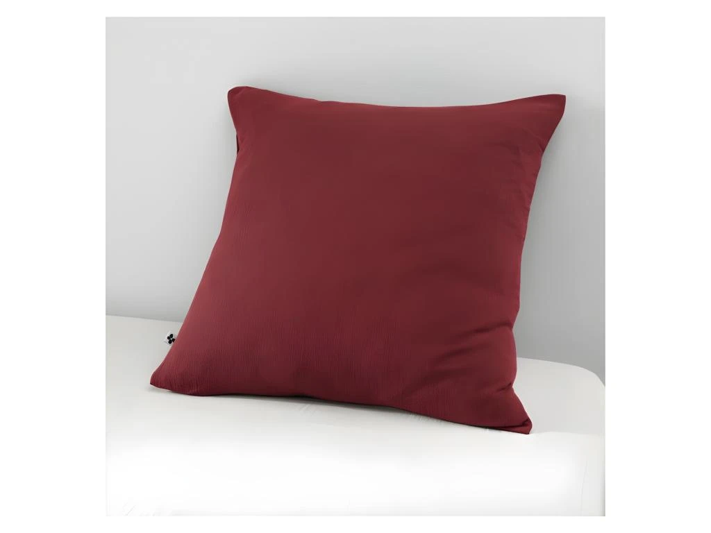 Taie D'oreiller "Gaze De Coton" - Gaïa Lie De Vin - 60 X 60 Cm 1 Taie D'oreiller "Gaze De Coton" - Gaïa Lie De Vin - 60 X 60 Cm