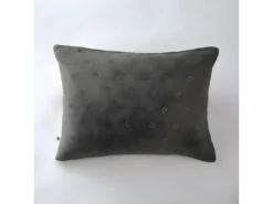 Taie D'oreiller Brodée Déco"Gaze De Coton" - Gaïa Boho Granit - 50 X 70 Cm