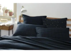 Taie D'oreiller Pois Doré Déco "Gaïa Chic" 60 X 60 Cm & 50 X 70cm -Herman Miller Magasin linge de lit 13545557