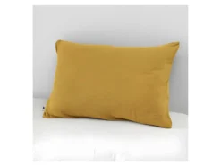 Taie D'oreiller "Gaze De Coton" - Gaïa Safran - 50 X 70 Cm