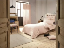 Housse De Couette "Gaze De Coton" - Gaïa Guimauve - 140 X 200 Cm