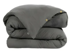 Housse De Couette "Gaze De Coton" - Gaïa Granit - 240 X 220 Cm -Herman Miller Magasin linge de lit 13546261