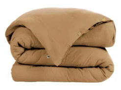 Housse De Couette "Gaze De Coton" - Gaïa Camel - 240 X 220 Cm -Herman Miller Magasin linge de lit 13546487