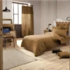 Housse De Couette "Gaze De Coton" - Gaïa Camel - 140 X 200 Cm