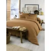 Housse De Couette "Candice" Flanelle De Coton - Candice Camel - Housse De Couette 200 X 200 Cm