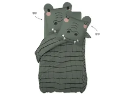 Parure De Couette 140 X 200 "Minots" Réversible 100% Coton / 57 Fils/cm² - Ali