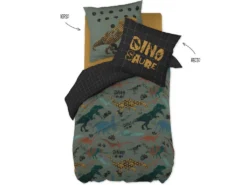 Parure De Couette 140 X 200 "Minots" Réversible 100% Coton / 57 Fils/cm² - Trias