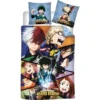 Parure De Couette 140 X 200 "My Hero Academia" Microfibre / 100% Polyester