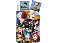 Parure De Couette 140 X 200 "My Hero Academia" Microfibre / 100% Polyester