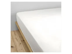 Drap Housse "Gaze De Coton" - Gaïa Chantilly - 180 X 200 Cm Bonnet De 30 Cm