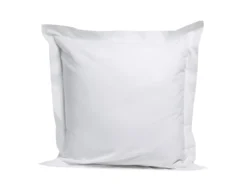 Taie D'oreiller Percale 100% Coton Peigné - Blanc - 65x65cm
