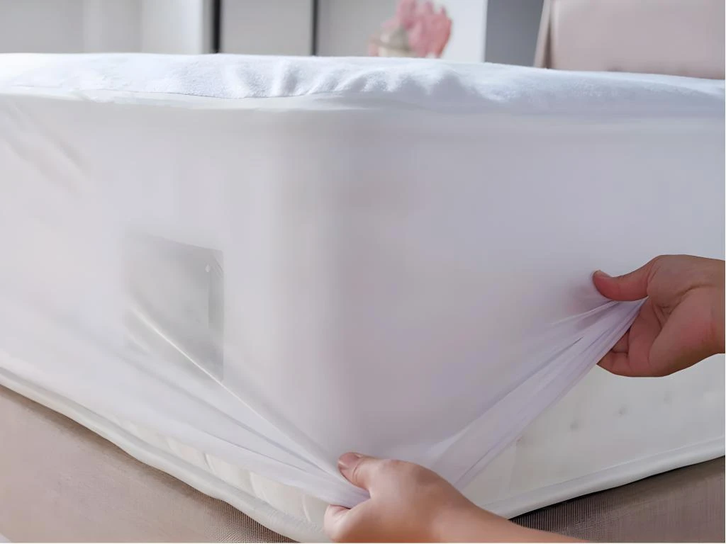 Lot De 2 Protège Matelas éponge Imperméable Anti-acariens 160 X 200 + 25 Cm 2 Lot De 2 Protège Matelas éponge Imperméable Anti-acariens 160 X 200 + 25 Cm – Image 2