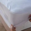 Protège Matelas éponge Imperméable Anti-acariens 140 X 190 + 30 Cm