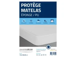 Protège Matelas éponge Imperméable Anti-acariens 140 X 190 + 30 Cm -Herman Miller Magasin linge de lit 13684465