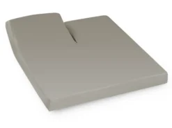 Drap Housse Relaxation Uni 2x90x220 Cm Coton ALTO Chamois TR Tête Relevable Uniquement