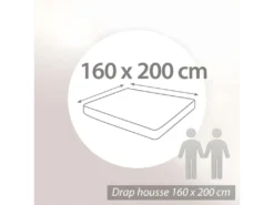 Protège Matelas Imperméable Antony 160x200 -Herman Miller Magasin linge de lit 14163277