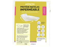 Protège Matelas Imperméable 2x90x200 Cm Lit Articulé TPR Bonnet 30cm ARNON Molleton Coton Contrecollé Polyuréthane -Herman Miller Magasin linge de lit 14163959