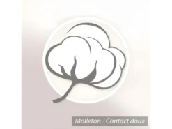 Protège Matelas 100x190 Cm ANTONIN Molleton Absorbant Traité Anti-acariens -Herman Miller Magasin linge de lit 14165219