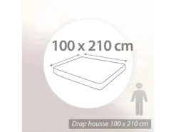 Protège Matelas Imperméable 100x210 Antony Grand Bonnet 30cm -Herman Miller Magasin linge de lit 14168509