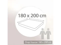 Protège Matelas Imperméable Antony 180x200 Grand Bonnet 40cm -Herman Miller Magasin linge de lit 14168581