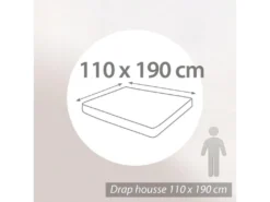 Protège Matelas Absorbant Antonin Blanc 110x190 -Herman Miller Magasin linge de lit 14450123