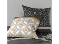 Housse De Couette 240x260 Cm + 2 Taies D'oreiller Carrées 100% Coton 57 Fils Oto -Herman Miller Magasin linge de lit 16735215