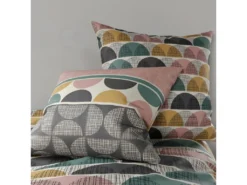 Housse De Couette 140x200 Cm + 1 Taie D'oreiller Carrée 100% Coton 57 Fils Thamos -Herman Miller Magasin linge de lit 16740155