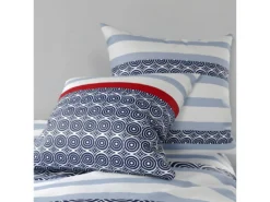 Housse De Couette 140x200 Cm + 1 Taie D'oreiller Carrée 100% Coton 57 Fils Santory -Herman Miller Magasin linge de lit 16740277