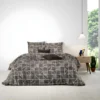 Housse De Couette 220x240 Cm + 2 Taies D'oreiller 63x63 Cm 100% Coton 57 Fils Ethnic