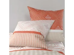 Housse De Couette 140x200 Cm + 1 Taie D'oreiller Carrée 100% Coton 57 Fils Kaile -Herman Miller Magasin linge de lit 16740421