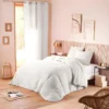 Parure De Couette "Gaze De Coton" 240 X 220 Pour Lit 2 Places 140 à 160 Cm - Gaze De Coton Neige