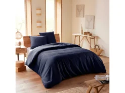 Parure De Couette "Nid D'abeille" 240 X 220 Pour Lit 2 Places 140 à 160 Cm - Nid D'abeille Orage