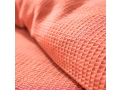 Parure De Couette "Nid D'abeille" 260 X 240 Pour Lit 2 Places "King Size" 160 à 180 Cm - Nid D'abeille Blush -Herman Miller Magasin linge de lit 18879389