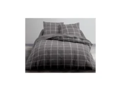 TODAY Parure De Lit Mawira 1.8 - 1 Housse De Couette 240 X 260 Cm Et 2 Taies Doreiller 63 X 63 Cm - 100% Coton - Gris TODAY -Herman Miller Magasin linge de lit 19723001