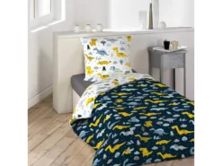 Parure De Lit Enfant Dinoblue 140x200