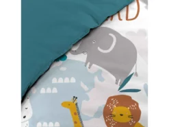 Parure De Lit Enfant Animalia 140x200 Cm -Herman Miller Magasin linge de lit 21301925