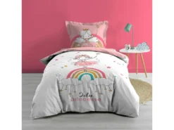 Parure De Lit Enfant Arc En Ciel 140x200