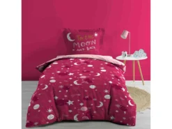 Parure De Lit Moonlight 140x200 Cm Rose