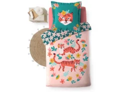 Parure De Lit Enfant Princesse Tigrella 140x200 Cm -Herman Miller Magasin linge de lit 21302277