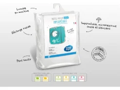 Protège Matelas Alèse Imperméable Micro-respirante Souple Silencieuse 160x200 -Herman Miller Magasin linge de lit 21872565