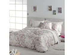 Housse De Couette 100% Coton IZAMAL 240x220 Cm Beige