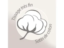 Taie D'oreiller 65x65 Cm Satin De Coton GRAND HÔTEL Marron Sable -Herman Miller Magasin linge de lit 22963817