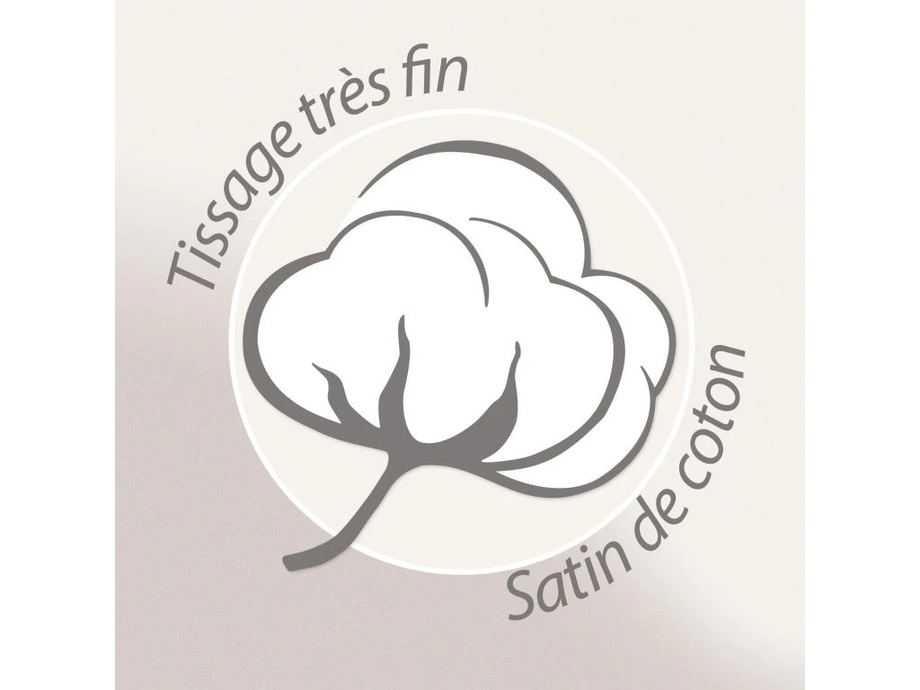 Drap Plat 180x290 Cm Satin De Coton GRAND HÔTEL Blanc 4 Drap Plat 180x290 Cm Satin De Coton GRAND HÔTEL Blanc – Image 4