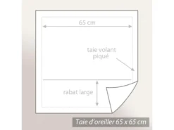 Parure De Lit 240x220 Cm Satin De Coton CAYENNE Beige Ficelle 3 Pièces -Herman Miller Magasin linge de lit 22966293