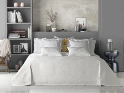 Lot De 2 Taies D'oreiller En Coton à Motifs Géométriques - 50 X 50 Cm - Blanc - IRINDA