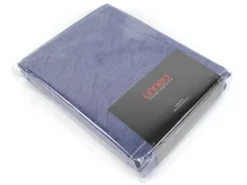 Parure De Lit 260x240 Cm Satin De Coton VENDOME Bleu Foncé -Herman Miller Magasin linge de lit 8856391