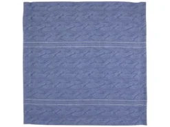 Parure De Lit 260x240 Cm Satin De Coton VENDOME Bleu Foncé -Herman Miller Magasin linge de lit 8856397