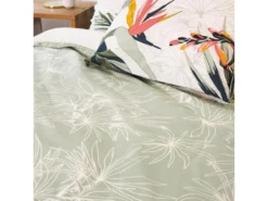 Parure De Lit 260x240 Cm Coton BCI Adouci GALA Blanc 3 Pièces -Herman Miller Magasin linge de lit 8857195